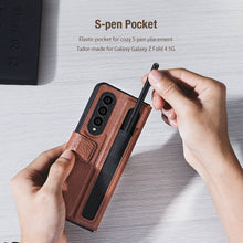 Load image into Gallery viewer, Nillkin Aoge Leather Cover case for Samsung Galaxy Z Fold 4 | Fold 5