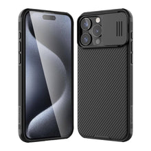 Load image into Gallery viewer, Nillkin CamShield Pro Camera Slider Case for iPhone 15 Pro – Black