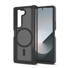 Load image into Gallery viewer, Luxury Translucent Mobile Phone Case with Magnetic Ring Skin Feeling for Samsung Galaxy Z Fold 5 Case