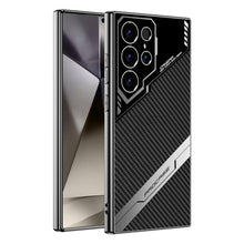 Load image into Gallery viewer, Hot Sales Creative Anti-shock and Anti-drop protection Electroplated Leather Phone case for Samsung S25 Ultra