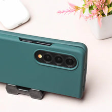 Load image into Gallery viewer, Samsung Galaxy Z Fold 3 / 4 Silicon Case Liquid Silicon Inner Fabric