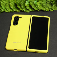 Load image into Gallery viewer, Samsung Galaxy Z Fold 3 / 4 Silicon Case Liquid Silicon Inner Fabric