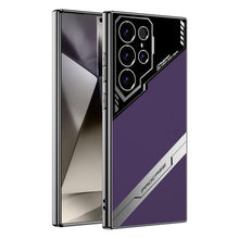 Load image into Gallery viewer, Hot Sales Creative Anti-shock and Anti-drop protection Electroplated Leather Phone case for Samsung S25 Ultra