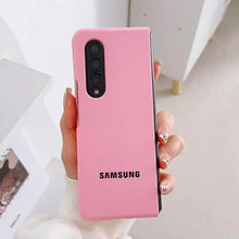 Load image into Gallery viewer, Samsung Galaxy Z Fold 3 / 4 Silicon Case Liquid Silicon Inner Fabric