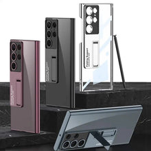 Load image into Gallery viewer, Phanthom Transparent Bracket Case For Galaxy S23 Ultra Series