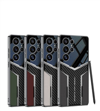 Load image into Gallery viewer, Electroplated Mobile Cover Soft Leather Phone Case for Samsung Galaxy S25 Ultra