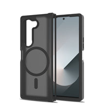 Load image into Gallery viewer, Luxury Translucent Mobile Phone Case with Magnetic Ring Skin Feeling for Samsung Galaxy Z Fold 5 Case