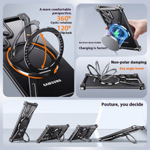 Load image into Gallery viewer, Frameless Aluminum Alloy Metal Bumper Phone Case with Magnetic Ring For Samsung Galaxy S24 Ultra & S25 Ultra