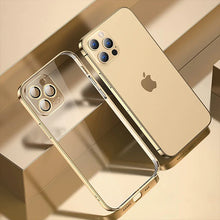 Load image into Gallery viewer, Electroplating Silicone Transparent Glitter Case For Apple iPhones