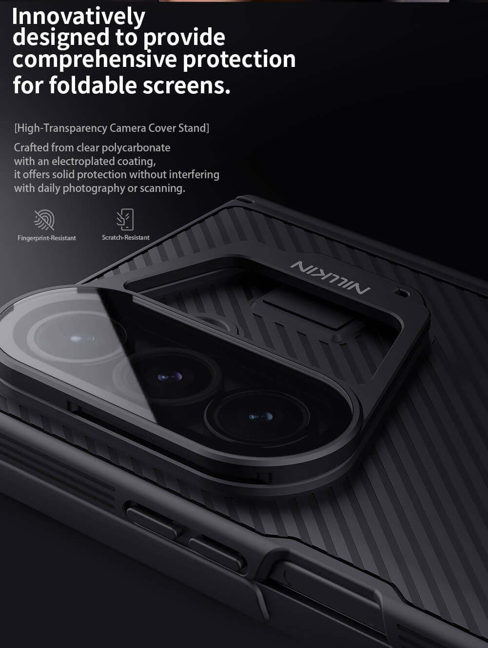 Nillkin Camshield Prop Magnetic Transparent Lens Guard Edition Camera protective cover case for Samsung Galaxy Z Fold 7