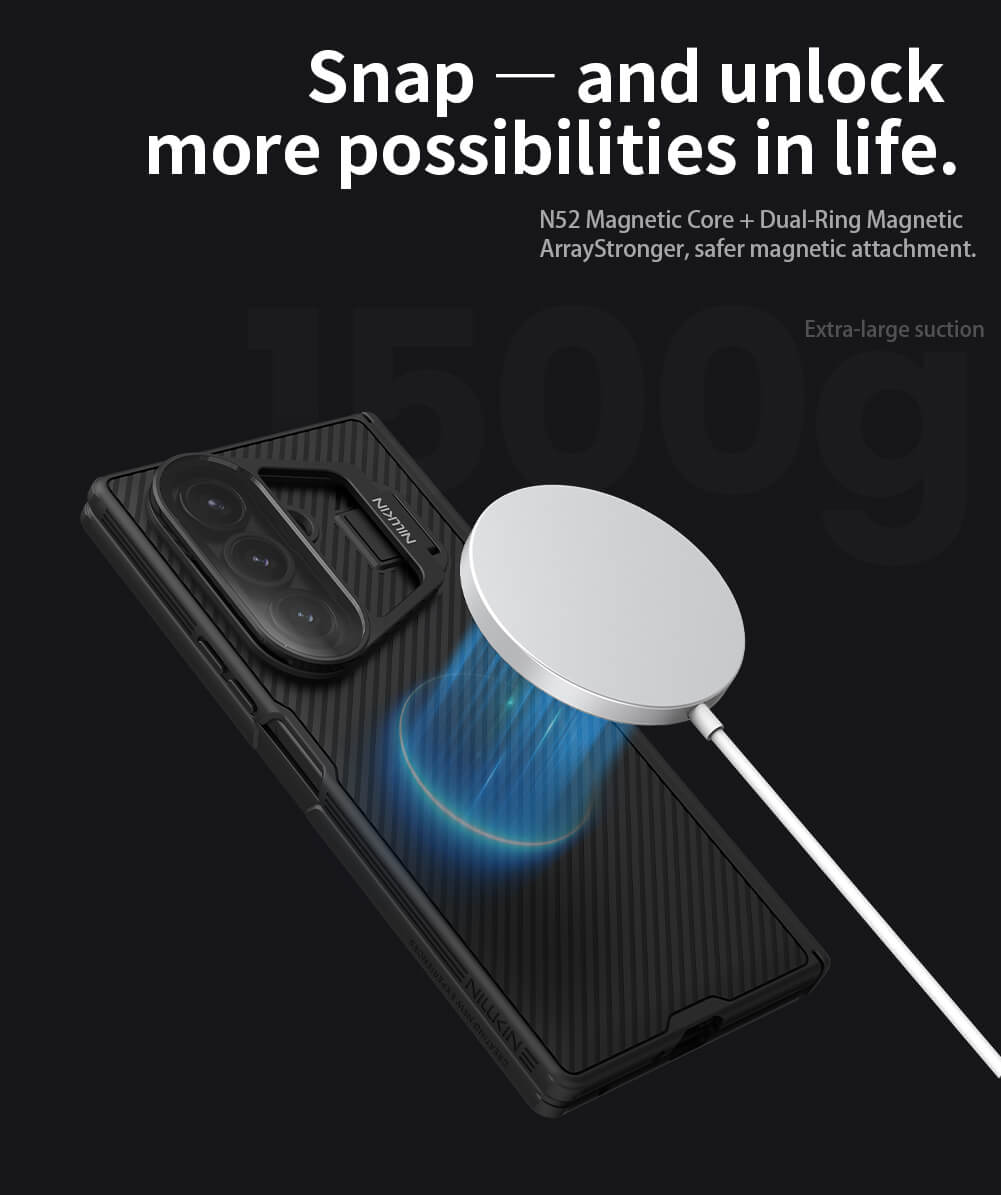 Nillkin Camshield Prop Magnetic Transparent Lens Guard Edition Camera protective cover case for Samsung Galaxy Z Fold 7