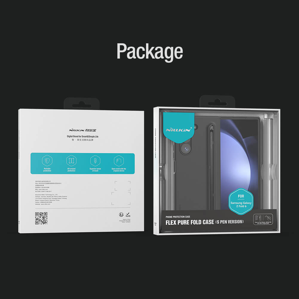 Nillkin Silicon Flex Pure Fold S-Pen Version protective cover case for Samsung Galaxy Z Fold 6 5G