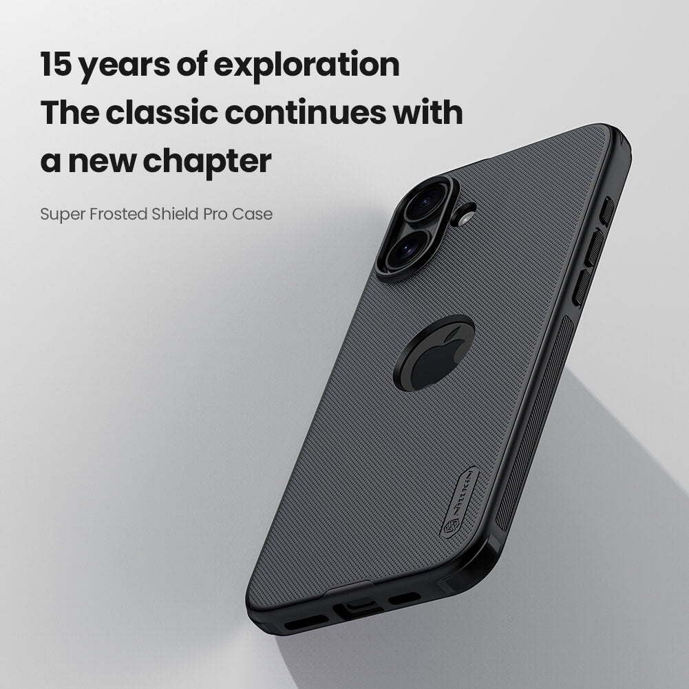 Nillkin Super Frosted Shield Pro Matte cover case for Apple iPhone 16 Plus (iPhone 16+ (with LOGO cutout)