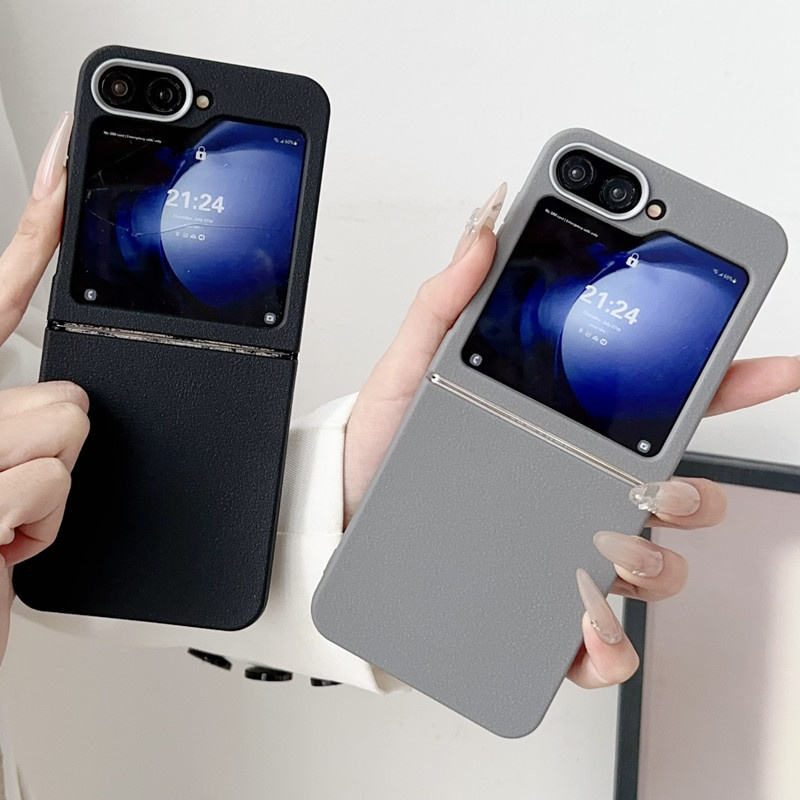 Samsung Galaxy Samsung Galaxy Z Flip  5 & 6 Silicon Case Liquid Silicon Inner Fabric