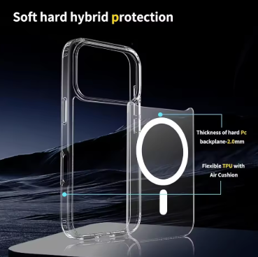 Anti-Yellow Clear Phone Case for iPhone 17