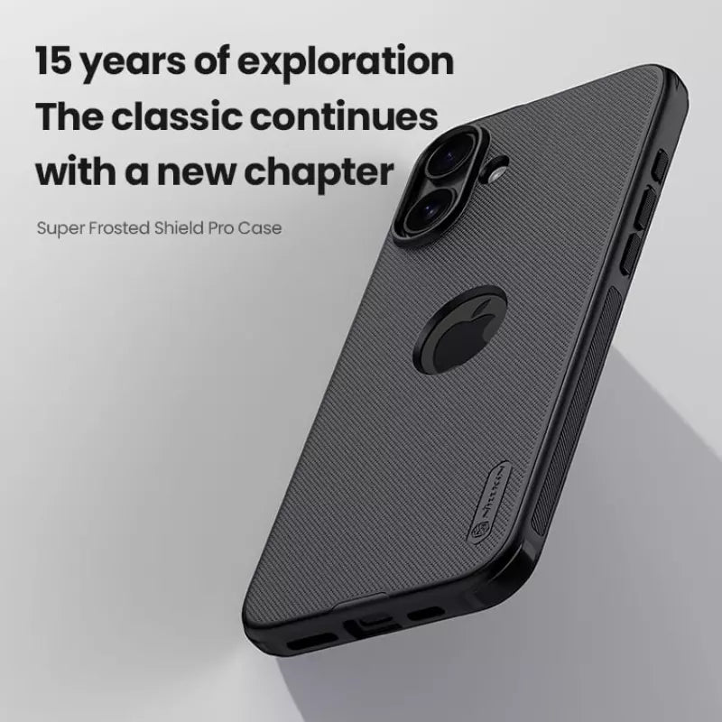 Nillkin Super Frosted Shield Pro Matte cover case for Apple iPhone 16 (with LOGO cutout)