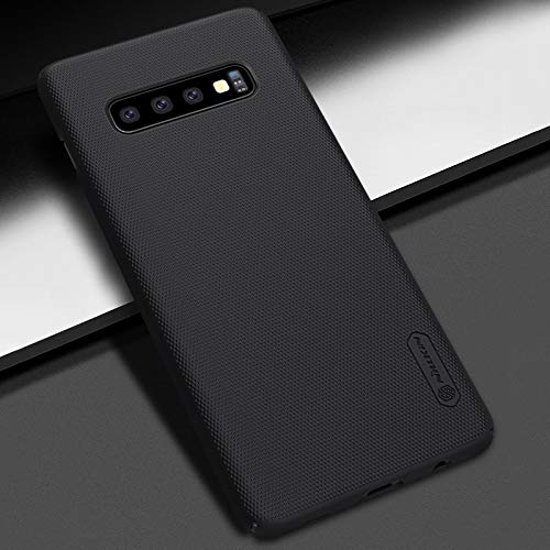Nillkin Case for Samsung Galaxy S10 Super Frosted Hard Back Cover Hard PC Black Color