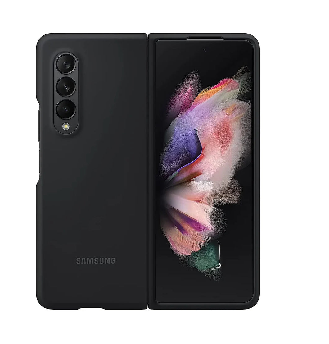 Samsung Galaxy Z Fold 3 / 4 Silicon Case Liquid Silicon Inner Fabric