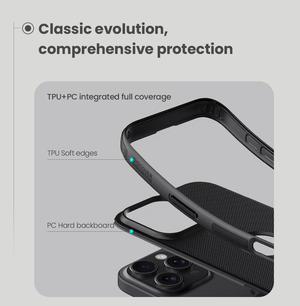 Nillkin Super Frosted Shield Pro Matte cover case for Apple iPhone 16 Pro Max  (with LOGO cutout)