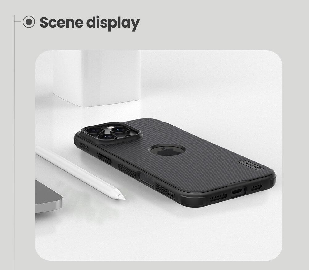 Nillkin Super Frosted Shield Pro Matte cover case for Apple iPhone 16 Pro Max  (with LOGO cutout)