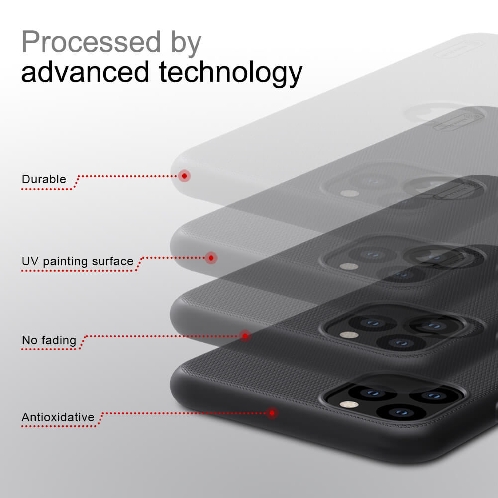 Nillkin Super Frosted Shield Matte cover case for Apple iPhone 11 Pro Max (6.5) (with LOGO cutout)