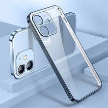Load image into Gallery viewer, Electroplating Silicone Transparent Glitter Case For Apple iPhones
