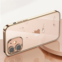 Load image into Gallery viewer, Electroplating Silicone Transparent Glitter Case For Apple iPhones
