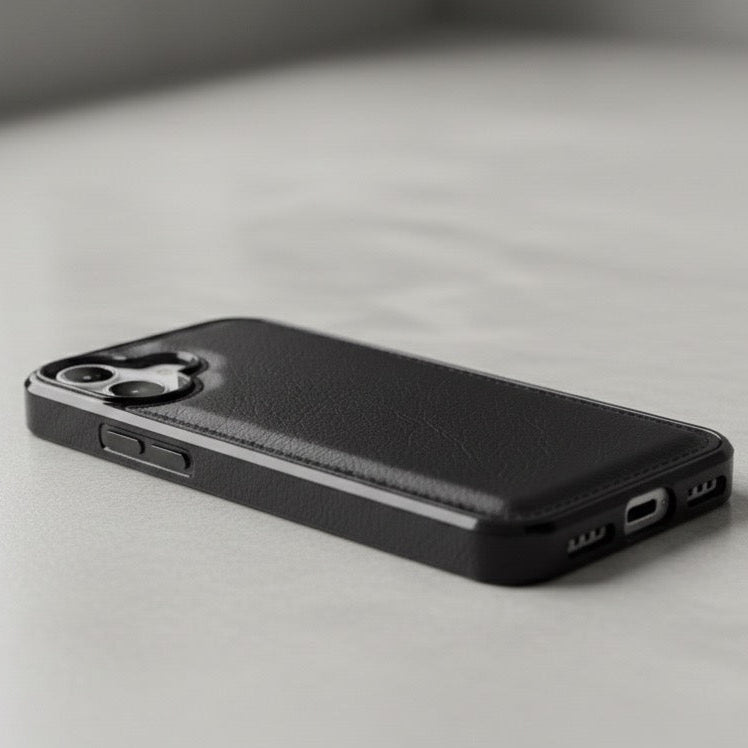 EliteCraft PU Leather Armor Case for iPhone 17 Series