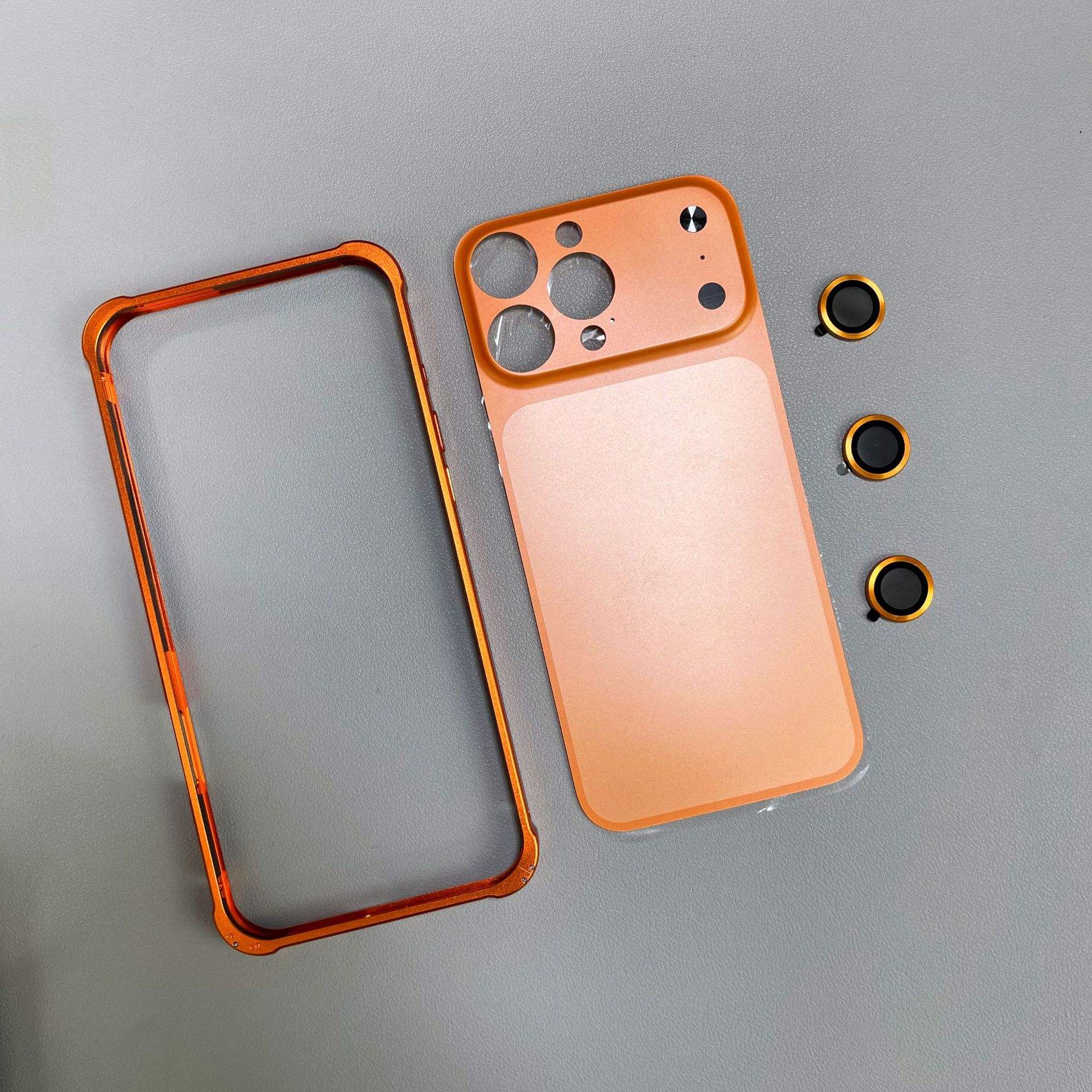 Premium Metallic Armor Converter Case for iPhone 17 Pro