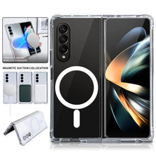 Load image into Gallery viewer, Galaxy Z Fold Series Slim Magnetic MagSafe Transparent Case
