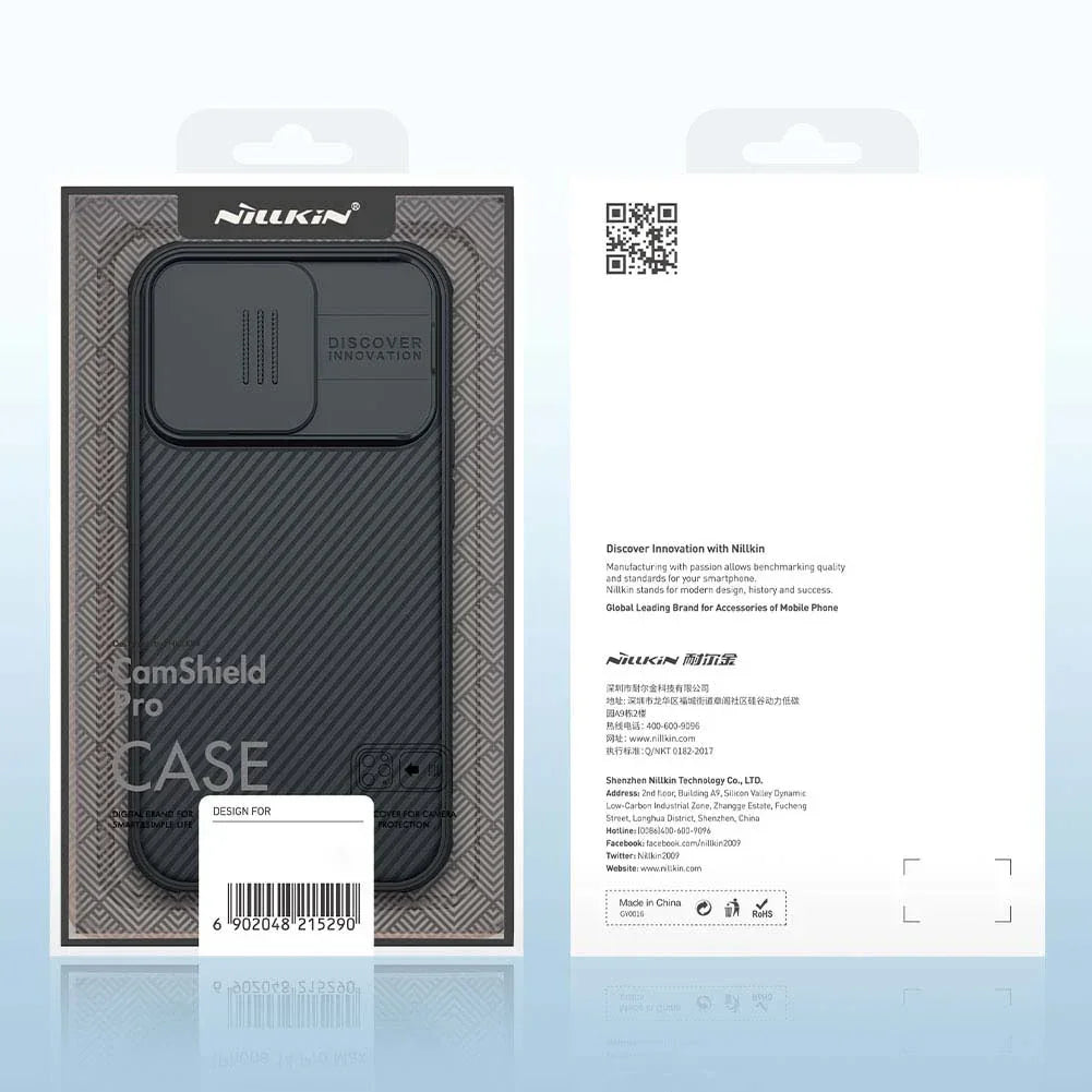 Nillkin CamShield Pro Camera Slider Case for iPhone 15 Pro – Black