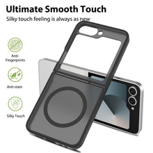 Load image into Gallery viewer, Magnetic Frosted Clear Case for Samsung Galaxy Z Flip 5
