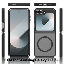 Load image into Gallery viewer, Magnetic Frosted Clear Case for Samsung Galaxy Z Flip 5
