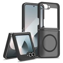 Load image into Gallery viewer, Magnetic Frosted Clear Case for Samsung Galaxy Z Flip 5

