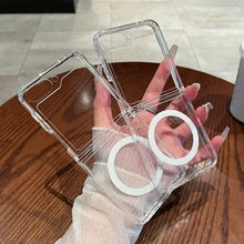 Load image into Gallery viewer, Crystal Clear Protection Case with Lifetime Anti-Yellow Guarantee for Samsung Galaxy Z Flip 5
