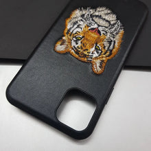 Load image into Gallery viewer, Embroidered Design High Quality Leather Case For iPhone Series
