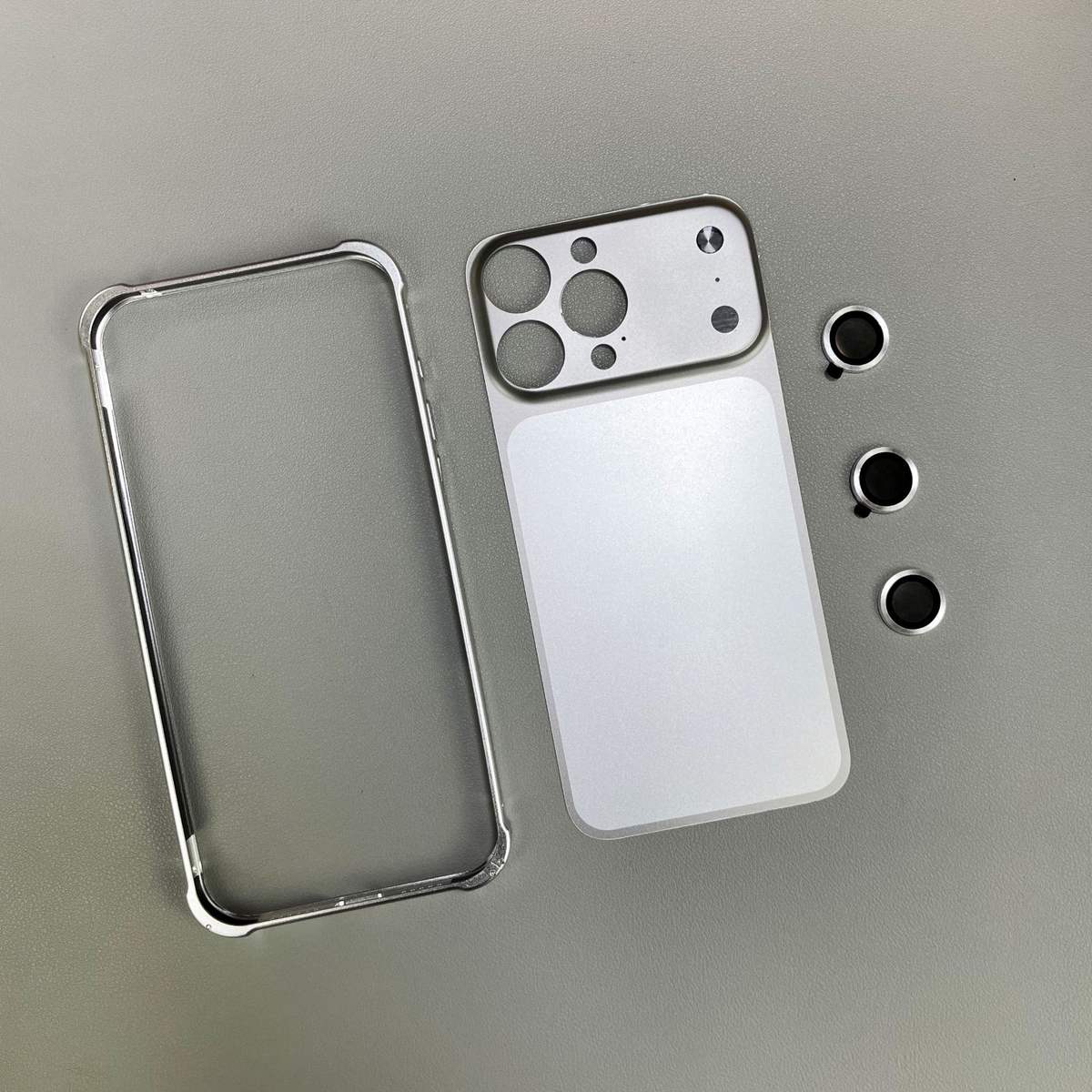 Premium Metallic Armor Converter Case for iPhone 17 Pro
