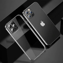 Load image into Gallery viewer, Electroplating Silicone Transparent Glitter Case For Apple iPhones
