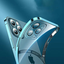 Load image into Gallery viewer, Electroplating Silicone Transparent Glitter Case For Apple iPhones
