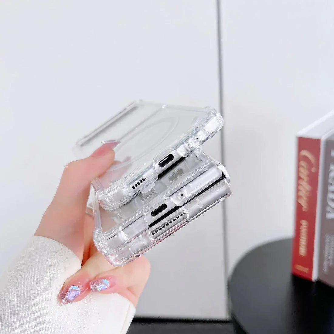 Crystal Clear Protection Case with Lifetime Anti-Yellow Guarantee for Samsung Galaxy Z Flip 5